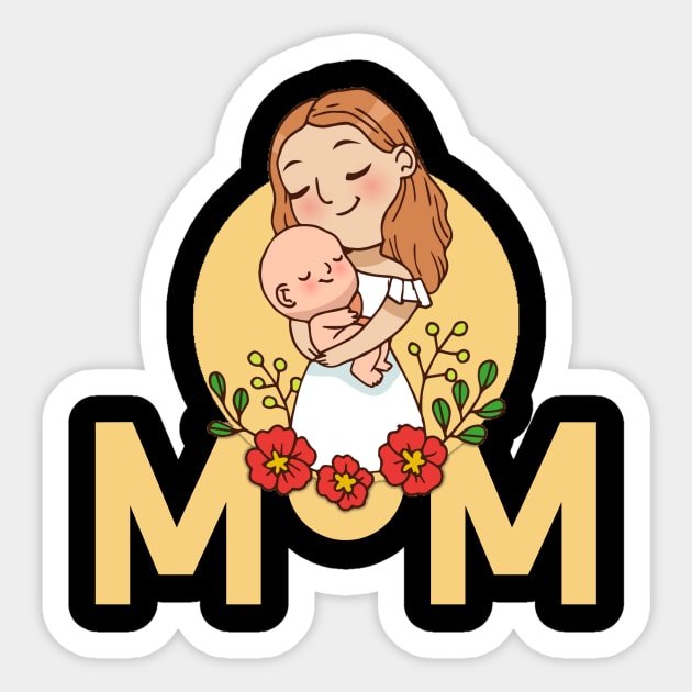 Mother Day - Mom Sticker by UnderDesign